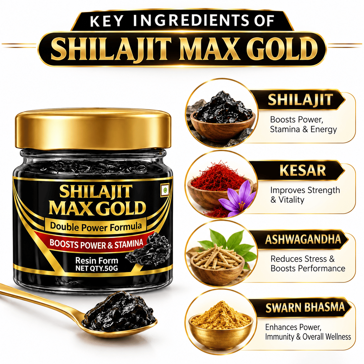 Shilajit Max Gold(Resin)