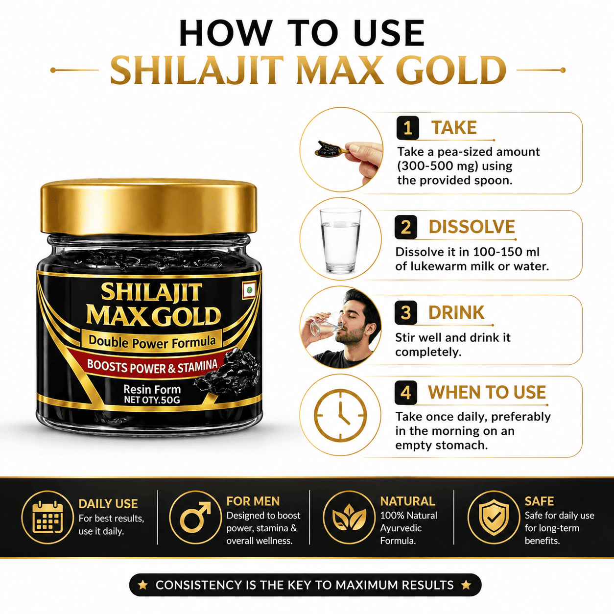Shilajit Max Gold(Resin)