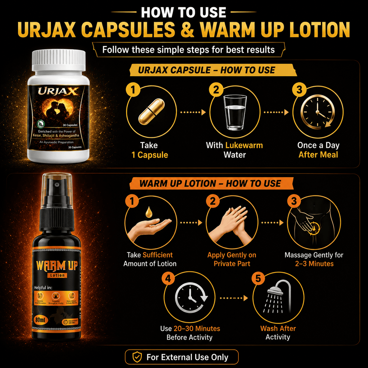 4-Combo(Urja-X+ Warm-Up Spray)