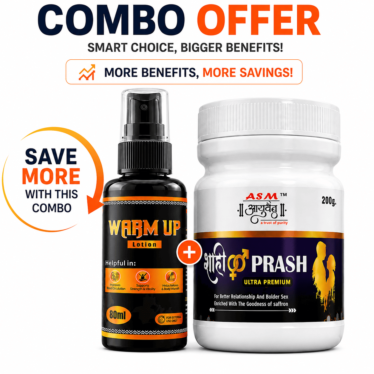2-Combo(Sahi Prash+Warm-Up Spray)