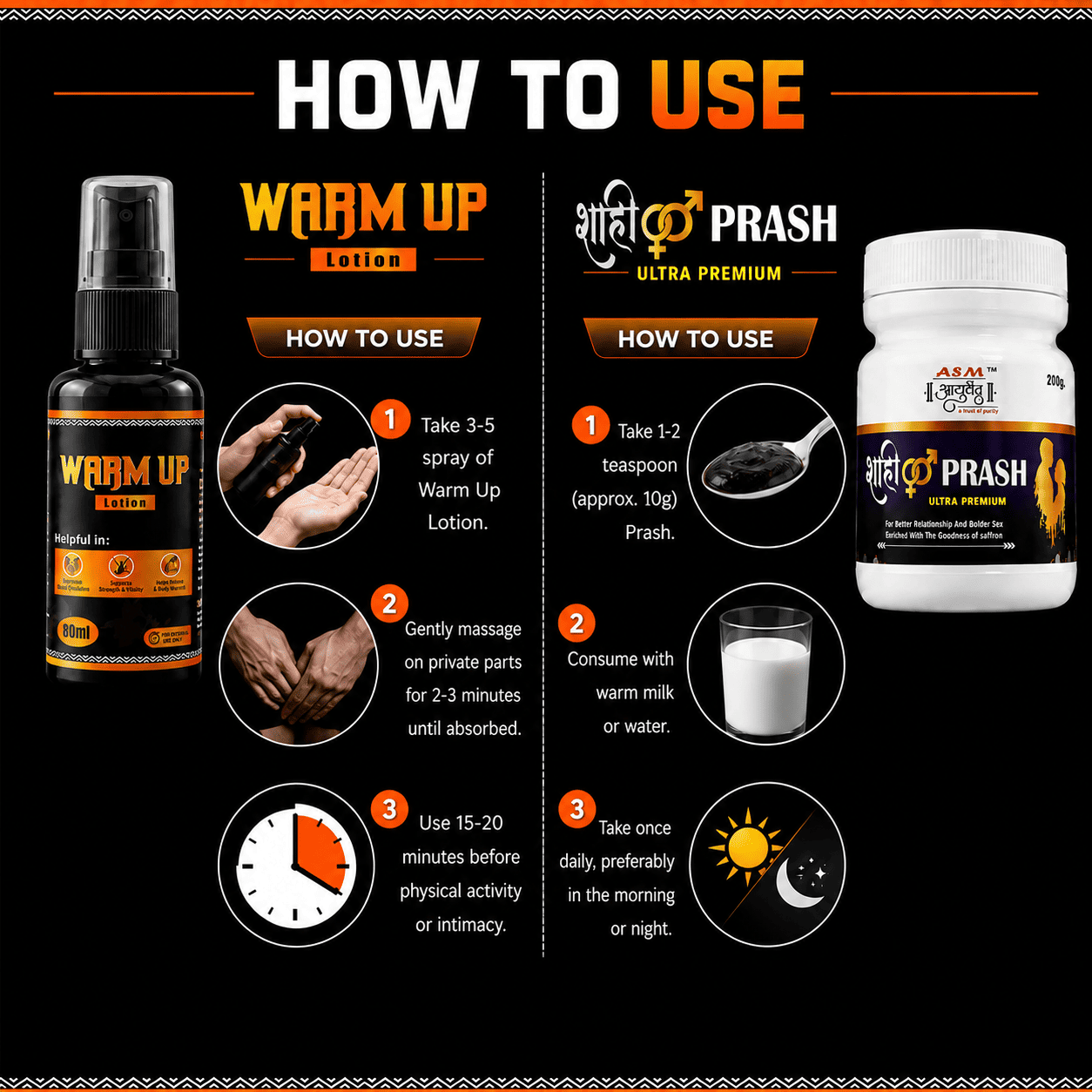 2-Combo(Sahi Prash+Warm-Up Spray)
